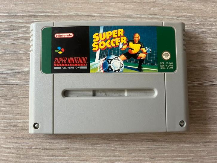 Super Soccer voor de Super Nintendo., Spelcomputers en Games, Games | Nintendo Super NES, Sport, 1 speler, Vanaf 3 jaar, Ophalen of Verzenden