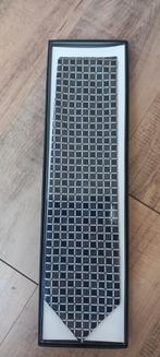 Das / stropdas  nieuw  zwart / grijs ruitmotief, Neways, Zwart, Nieuw, Ophalen of Verzenden