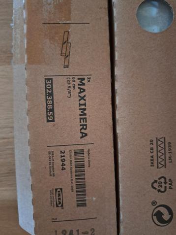 Ikea maximera glazen inzet. 7x en 2x. - afbeelding 2