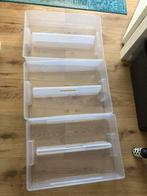 SAMLA Inzet voor bak 45/65 l, transparant ikea handvat, Doe-het-zelf en Verbouw, Ophalen, Gebruikt, Minder dan 40 cm, Minder dan 35 cm