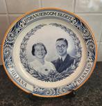 Bord huwelijk in 1937 prinses Juliana en prins Bernhard, Verzamelen, Koninklijk Huis en Royalty, Ophalen of Verzenden, Zo goed als nieuw