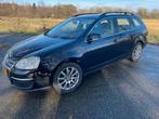 Volkswagen Golf Variant 1.9 TDI 77KW  2009 Zwart / trekhaak, Auto's, Voorwielaandrijving, Metallic lak, 4 cilinders, Zwart