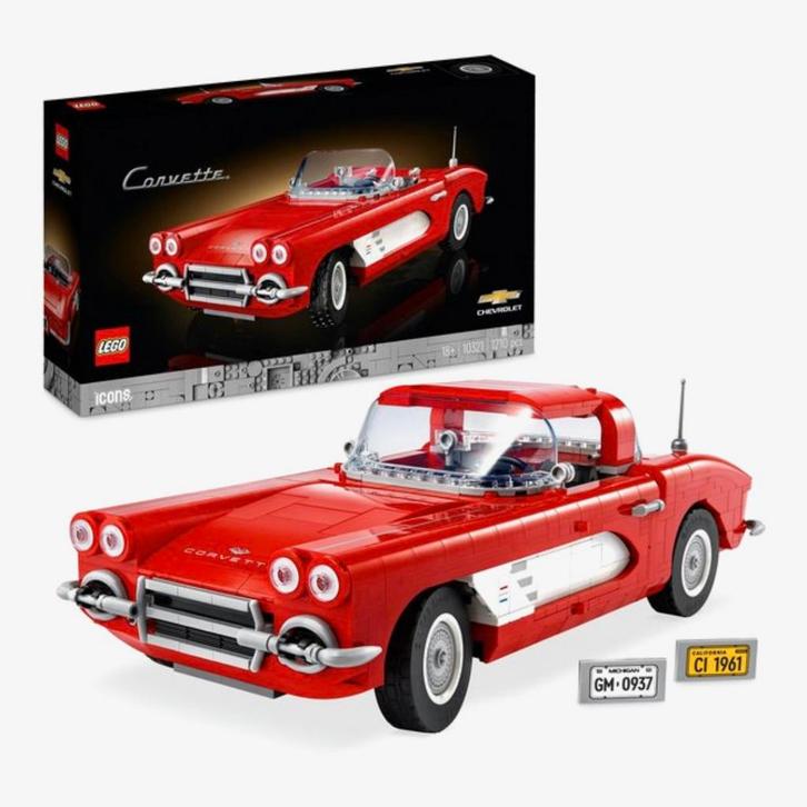 Lego 10321 Icons Chevrolet Corvette 1962 | Nieuw, Kinderen en Baby's, Speelgoed | Duplo en Lego, Nieuw, Lego, Complete set, Ophalen of Verzenden