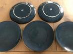 5 HEMA Dinerborden - Blauw, Huis en Inrichting, Gebruikt, Ophalen of Verzenden, Bord(en), Overige stijlen