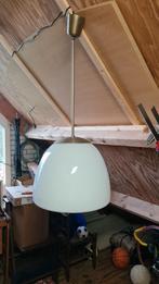 oude schoollamp, Huis en Inrichting, Lampen | Hanglampen, Ophalen, Gebruikt, Glas, 75 cm of meer
