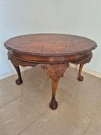 Wortelnoten salontafel, Ophalen, Zo goed als nieuw, Rond, 75 cm of meer