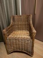 Rieten stoel voor binnen/buiten - Stevig!, Huis en Inrichting, Ophalen, Gebruikt, Bruin, Riet of Rotan