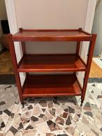 Midcentury Danish teak serving trolley vintage, Ophalen, Gebruikt, 75 cm of meer, 60 cm of meer