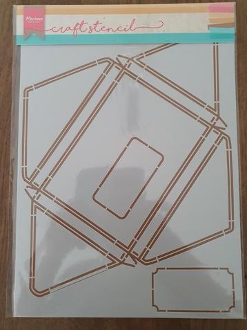 Marianne Design Stencil - XL A4 Grote Envelop - Nieuw beschikbaar voor biedingen