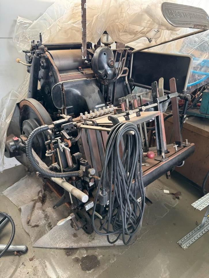 Heidelberg Drukpers - Klassieker!, Doe-het-zelf en Verbouw, Gereedschap | Overige machines, Ophalen