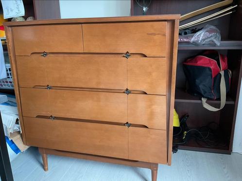 Vintage Kroehler (Amerika) ladenkast jaren ‘50/‘60. ( rek 3), Huis en Inrichting, Kasten | Ladekasten, Zo goed als nieuw, Minder dan 100 cm