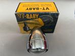 VT koplamp en originele doos 1940-50 Antieke fiets Lucifer, Verzenden, Gebruikt, Dynamo, Voorlicht