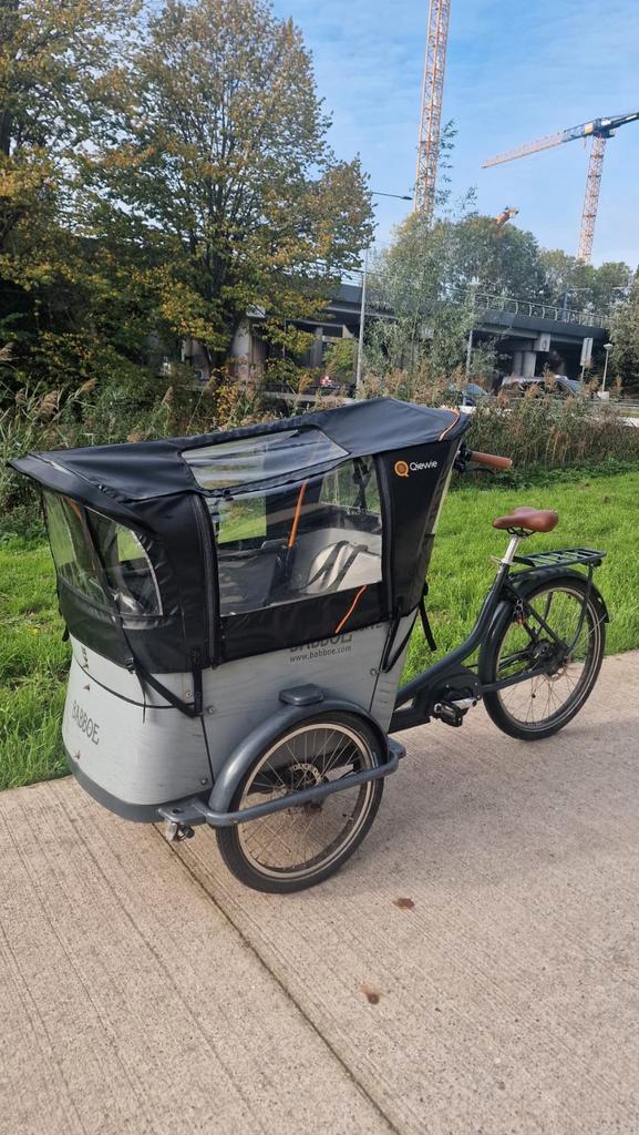 Babboe Curve Mountain Elektrische Bakfiets, Fietsen en Brommers, Fietsen | Bakfietsen, Zo goed als nieuw, Overige merken, 4 kinderen of meer