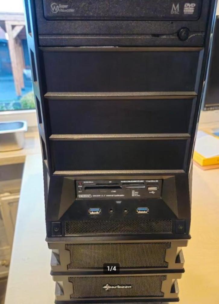 Te koop desktop pc met nvidia gtx1060 grafische kaart, Computers en Software, Desktop Pc's, Gebruikt, 3 tot 4 Ghz, SSD, 16 GB
