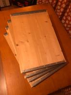 Houten legplanken stelling 4 stuks, Huis en Inrichting, Ophalen, Zo goed als nieuw