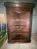 Vintage antieke hoek hangkast, Huis en Inrichting, Ophalen, Gebruikt