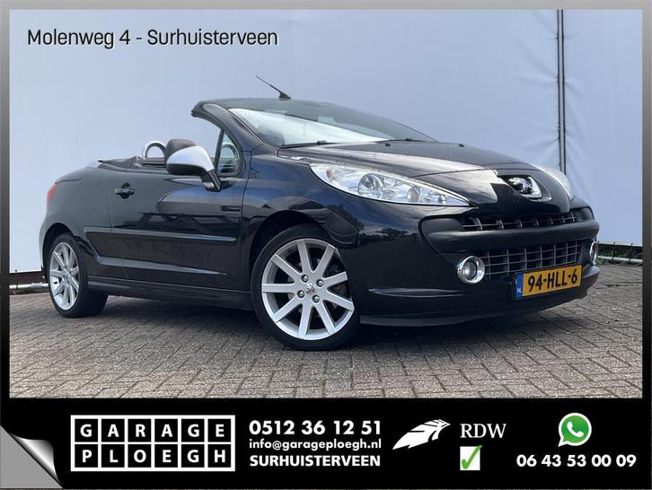 Peugeot 207 CC 1.6 VTi Roland Garros Cabriolet Leer Cruise P, Auto's, Peugeot, Bedrijf, Te koop, ABS, Airbags, Airconditioning