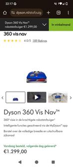 Dyson 360 Vis Nav Robotstofzuiger - Zo goed als nieuw, Witgoed en Apparatuur, Stofzuigers, Ophalen of Verzenden, Zo goed als nieuw