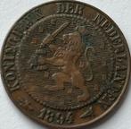 Nette 2,5 cent 1894, Postzegels en Munten, Munten | Nederland, Ophalen of Verzenden, Koningin Wilhelmina, Overige waardes, Losse munt