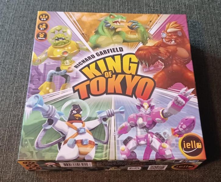 King of Tokyo, Hobby en Vrije tijd, Gezelschapsspellen | Bordspellen, Zo goed als nieuw, Een of twee spelers, Drie of vier spelers