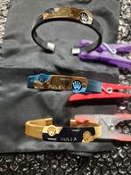 Armband met logo in een maat en 3 kleuren., Ophalen of Verzenden, Nieuw, Blauw