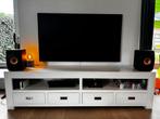 Strak TV meubel 214 cm breed, Ophalen, Gebruikt, 200 cm of meer, Minder dan 100 cm