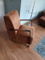 Mooie fauteuil als nieuw, kleur cognac, Huis en Inrichting, Stoelen, Ophalen, Zo goed als nieuw, Bruin, Eén