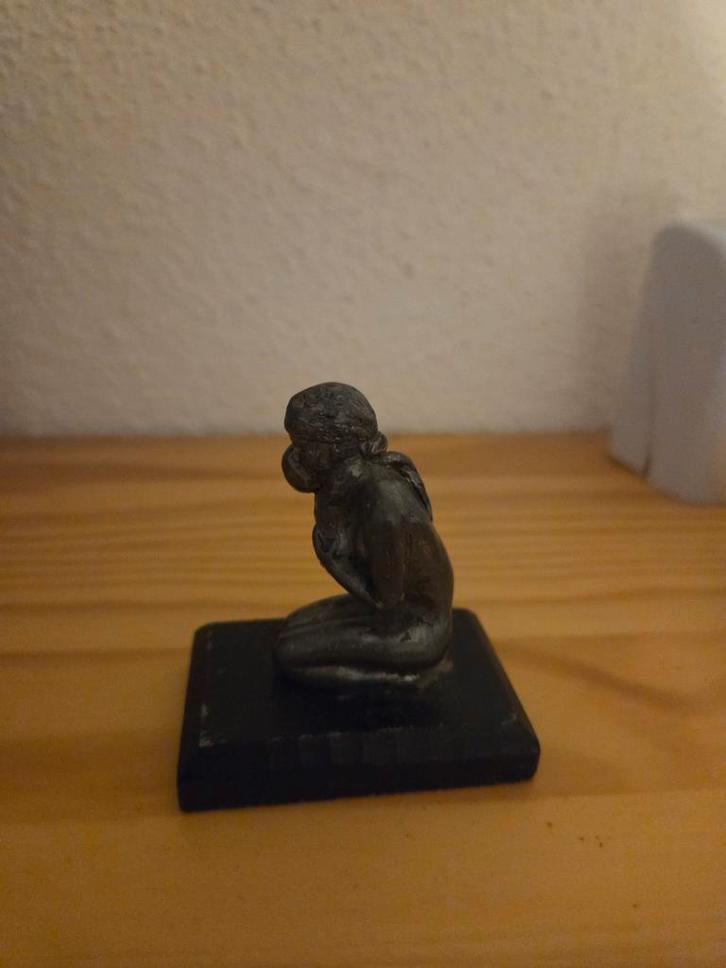 Bronzen beeldje: Moeder en Kind, Antiek en Kunst, Kunst | Beelden en Houtsnijwerken, Ophalen of Verzenden