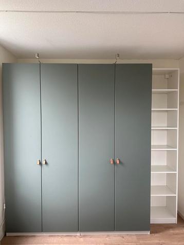 Complete Ikea paxkledingkast met reinsvoll deuren 200x236 beschikbaar voor biedingen
