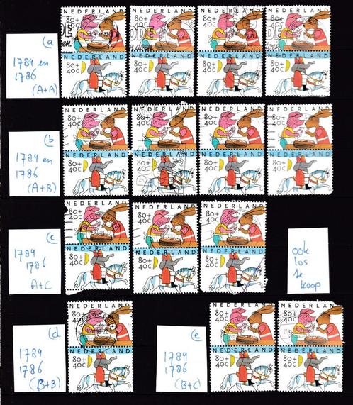 9072) Nederland 1784 en 1786 kinderzegels 1998 Max Veldhuys, Postzegels en Munten, Postzegels | Nederland, Ophalen of Verzenden
