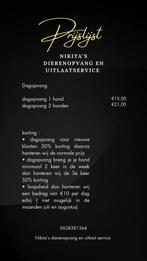 Huisdieren oppas, Uitlaatservice