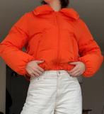 GANNI cropped orange puffer jacket, Oranje, Ophalen of Verzenden, Zo goed als nieuw, Ganni
