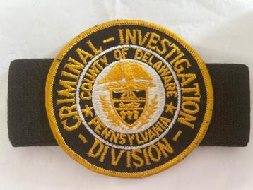  Patch van de Criminal Investigation  Pennsylvania  beschikbaar voor biedingen