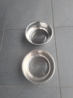 RVS  voor en/of drinkbak (grote)hond, Dieren en Toebehoren, Ophalen of Verzenden, Gebruikt