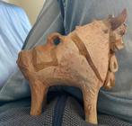 Mooie terracotta stier, Azië. Antiek aardewerk., Antiek en Kunst, Kunst | Beelden en Houtsnijwerken, Ophalen of Verzenden