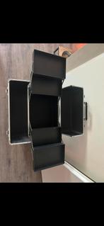 Visagie/ kappers koffer, Sieraden, Tassen en Uiterlijk, Beautycases, Ophalen, Gebruikt, Zwart, Hardcase