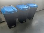 afvalcontainers 120 liter, Ophalen, Kunststof, Gebruikt, Met pedaal