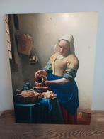 Melkmeisje op aluminium, Antiek en Kunst, Ophalen