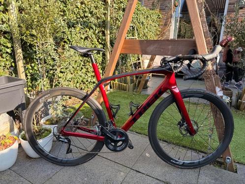 Trek Domane SL5 (56CM), incl. set ZIPP 303S carbon velgen, Fietsen en Brommers, Fietsen | Racefietsen, Zo goed als nieuw, Heren
