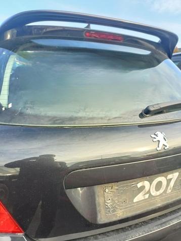Achterklepspoiler Peugeot 207 zwart beschikbaar voor biedingen