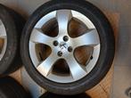 4 originele wielen met  banden Peugeot 3008 (2011), Auto-onderdelen, Banden en Velgen, Ophalen, Gebruikt, 17 inch, Zomerbanden
