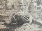 Litho W.A. Knip, Antiek en Kunst, Kunst | Etsen en Gravures, Ophalen of Verzenden