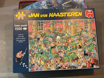 J. v. Haasteren. Krijt op tijd. 1500 stukjes beschikbaar voor biedingen