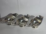 3x VNS Scheepszilver Melkkannetjes – Elkington, Ophalen of Verzenden, Zilver