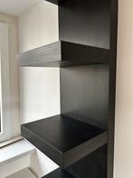 Boekenkast wall shelf unit Ikea LACK black-brown, Ophalen, Minder dan 50 cm, Zo goed als nieuw, 150 tot 200 cm