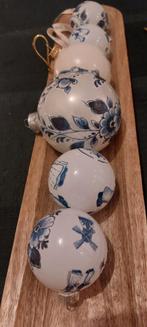 Kerstbal delfsblauw. Handgemaakt, Diversen, Ophalen of Verzenden