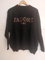 Mooie nueuwe gebreide J'adore trui 1 maat t/m 42, Ophalen of Verzenden, Nieuw, Maat 42/44 (L), Zwart