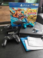 Playstation 4 Slim 500GB + camera, Spelcomputers en Games, Spelcomputers | Sony PlayStation 4, Ophalen, 500 GB, Met 2 controllers