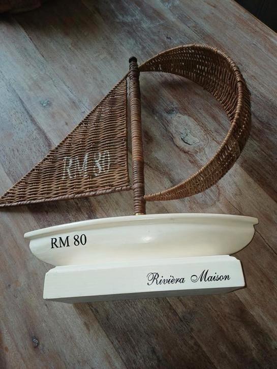 riviera maison zeilboot, Huis en Inrichting, Woonaccessoires | Overige, Gebruikt, Ophalen of Verzenden