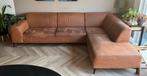 Hoekbank Cognac TEAB, Huis en Inrichting, Banken | Bankstellen, Ophalen, Overige materialen, 250 tot 300 cm, Gebruikt